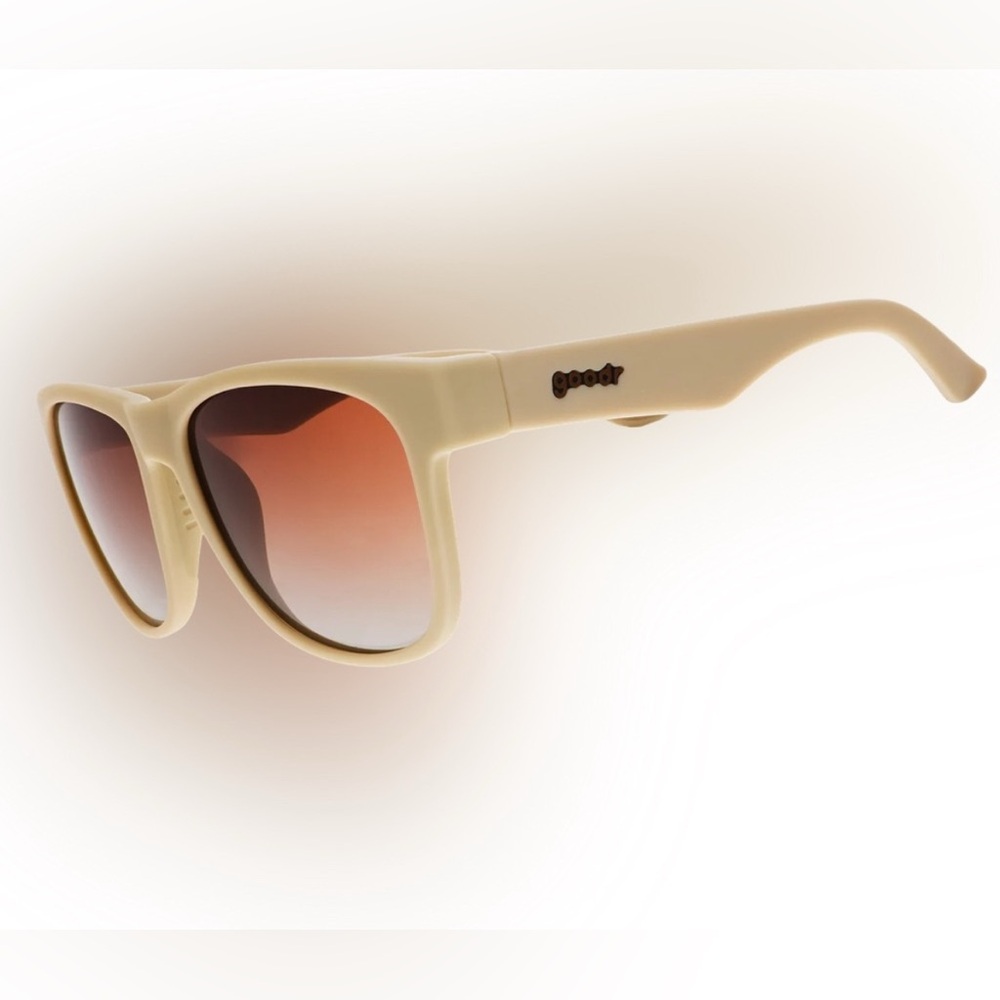 Goodr Big Pajama Llama Drama Sunglasses Tan Khaki
